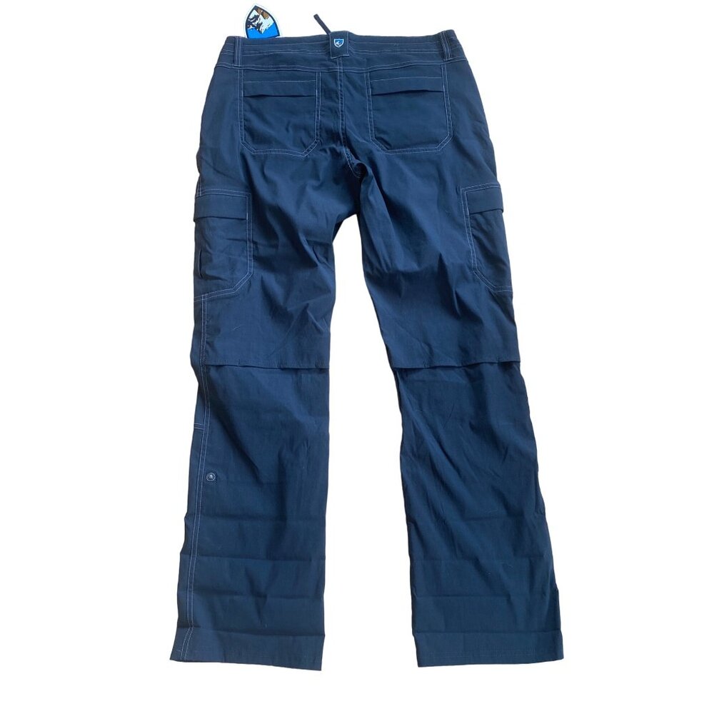 NWT Kuhl Kliffside Air Cargo Pants Women's 10 Black Cargo Vented Nylon MSRP$89 - Picture 5 of 14